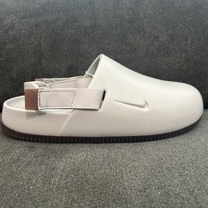Nike Calm Mule Slides Mens 8 College Grey Slip On Comfort Slingback FD5130-005